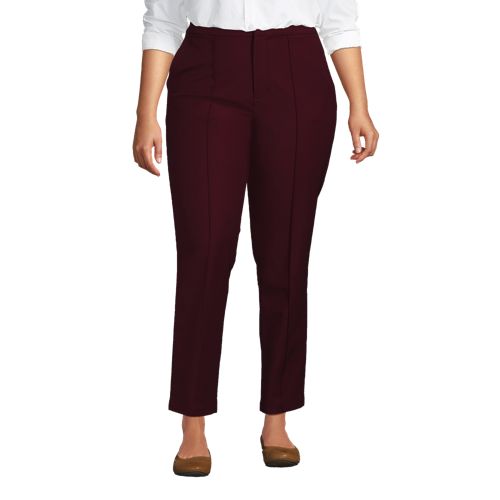 "Womens Tapered Dress Pants" Lands' End