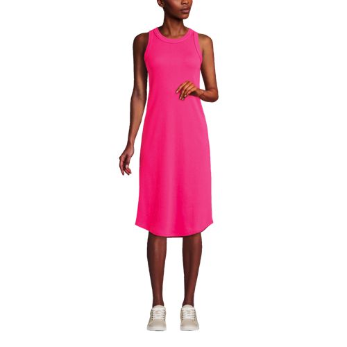 Cotton Midi Dress Lands' End