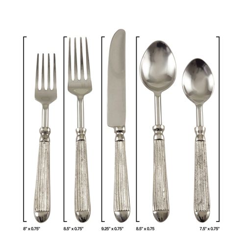 Stainless Steel Flatware Set Lands' End