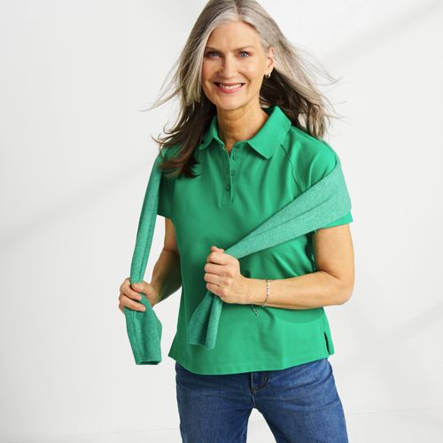 Women's Pique Polo Shirt Lands' End