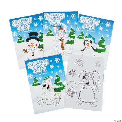 Winter Wonderland Coloring Books Oriental Trading