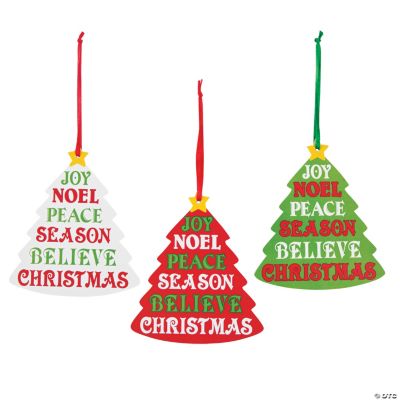 Words Christmas Ornaments Words of the Season Christmas Ornaments Discontinued