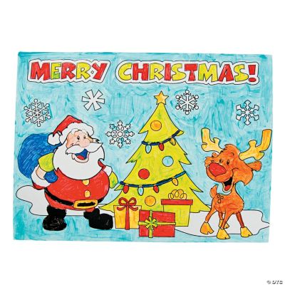Color Your Own Christmas PaintByNumbers Posters Discontinued