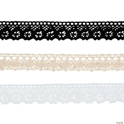 Neutral Lace Ribbon 3 Pack, Ribbon, Scrapbooking Supplies, Craft