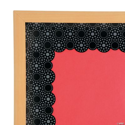 Lots of Dots Black Bulletin Board Borders Discontinued