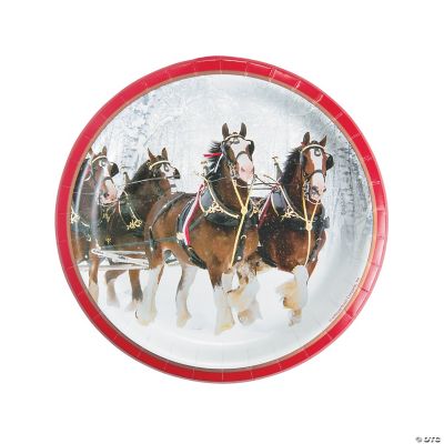 Budweiser® Clydesdales Paper Dinner Plates Discontinued