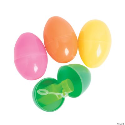 Mini Bubble BottleFilled Plastic Easter Eggs 12 Pc. eBay