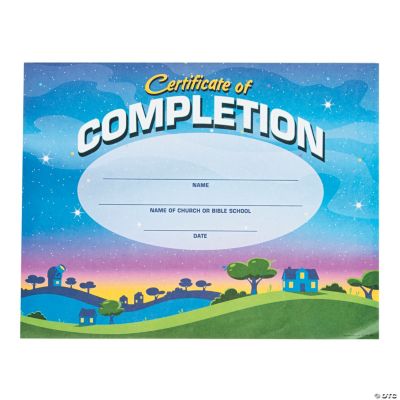 God’s Galaxy VBS Certificates of Completion Discontinued