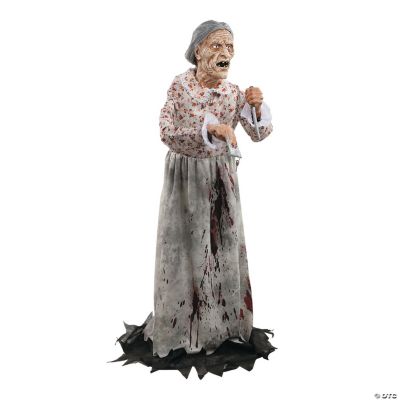 Scary Granny Halloween Prop