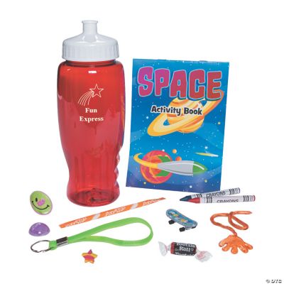 FunFilled Red Water Bottles with Candy Oriental Trading