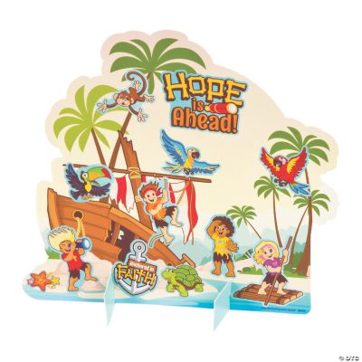 Island VBS StandUp Sticker Scenes Oriental Trading
