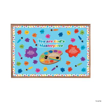You Are God’s Masterpiece Bulletin Board Set Oriental Trading
