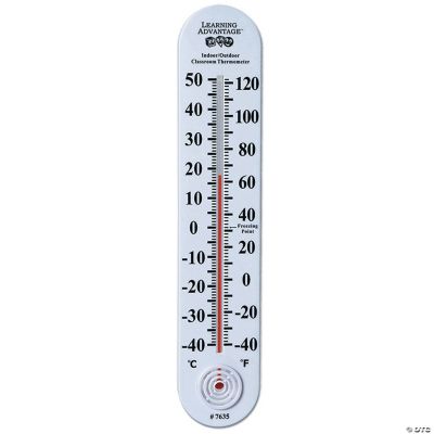 (3 Ea) Indoor/Outdoor Classroom Thermometers Oriental Trading