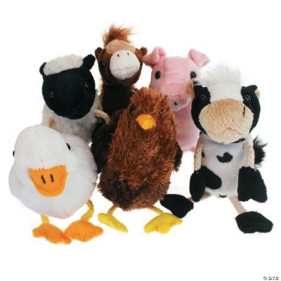 The Puppet Company Farm Animals Finger Puppets, Set of 6 Oriental Trading