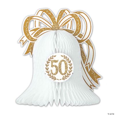 50th Anniversary Wedding Bell Centerpiece