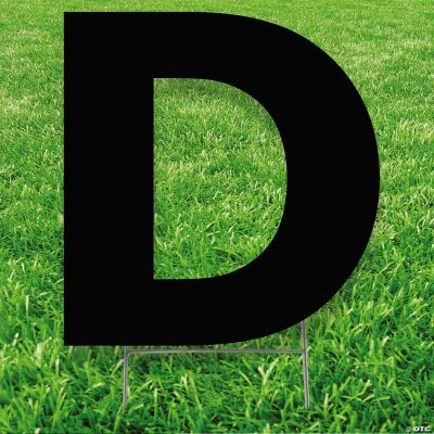 Letter D Yard Signs Oriental Trading