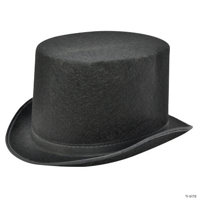 Adults Black Felt Top Hat Oriental Trading