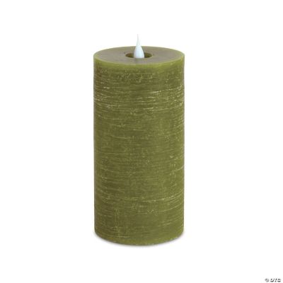 Melrose International Simplux Green LED Designer Candle with Remote