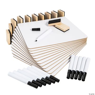 108 Pc. Dry Erase Board, Erasers & Markers Classroom Kit for 36