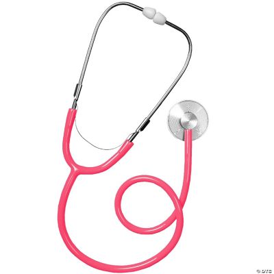 Skeleteen Pink Doctor's Stethoscope Toy Doctor Or Nurse Pretend Play