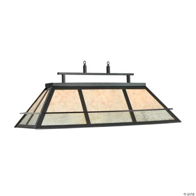 RAM Game Room Traditional Style 44" Mercury Mica Billiard Light with KD