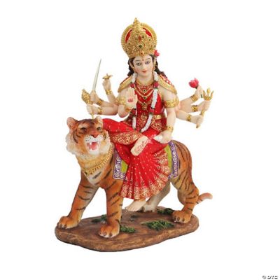 Durga Hindu Goddess Statue Figurine Oriental Trading
