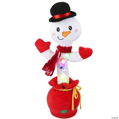 Kid Electric Dance Toy Christmas Elk Snowman Senior Penguin Plush Toy