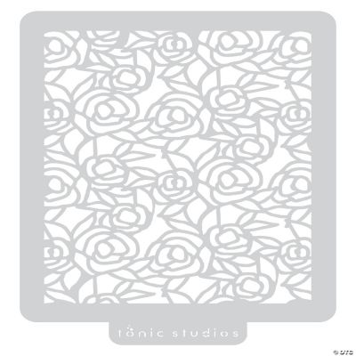 Tonic Studios Background StencilRose Garden Oriental Trading