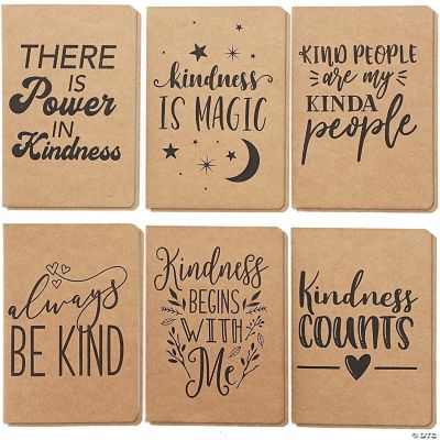 24 Pack Motivational Kraft Travel Journal Notepads Notebooks Lined