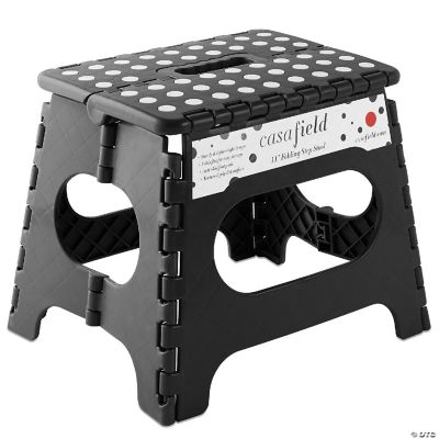 Casafield 11" Collapsible Folding Plastic Kitchen Step Foot Stool with