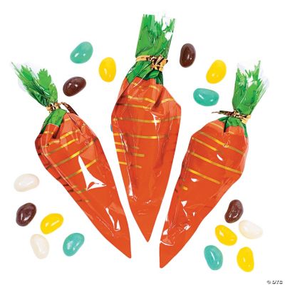 CarrotShaped Bags with Jelly Beans Candy