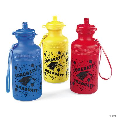 Graduation Sport Plastic Water Bottles Oriental Trading