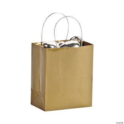Mini Gold Gift Bags