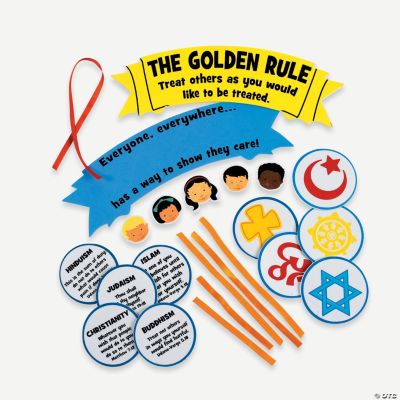 “Golden Rule” Sign Craft Kit Oriental Trading Discontinued