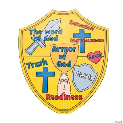 Color Your Own “Armor of God” Cutouts Oriental Trading