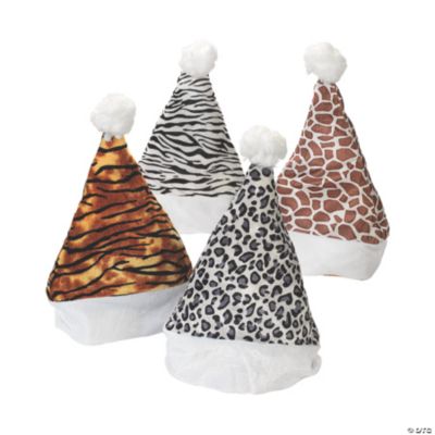 Animal Print Santa Hats Discontinued