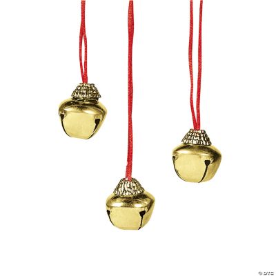 Goldtone Jingle Bell Necklaces 12 Pc.