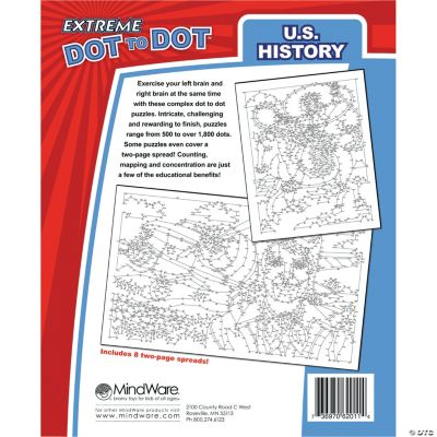 Extreme Dot to Dot U.S. History, Older Adults, Brain Boosters Mindware