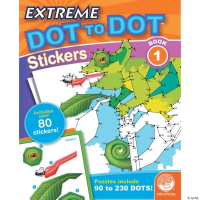 Extreme Dot to Dot Stickers Book 1 Discontinued
