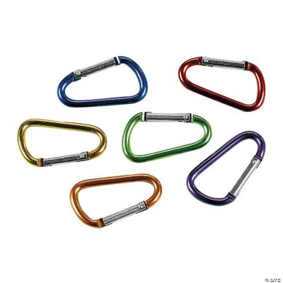 Colorful Keychain Carabiner Clips Oriental Trading