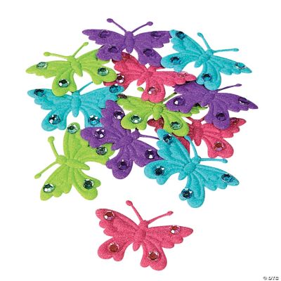 Butterfly Embellishments with Rhinestones Discontinued