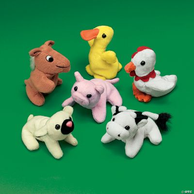 Plush Mini Bean Bag Farm Animals Discontinued