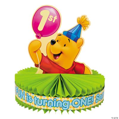 Winnie the Pooh 1st Birthday Centerpiece Discontinued