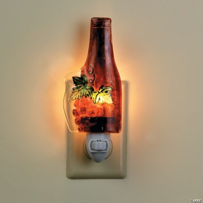 Fused Glass Wine Bottle NightLight Discontinued