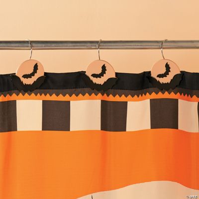Halloween Silhouette Shower Curtain Hooks Discontinued