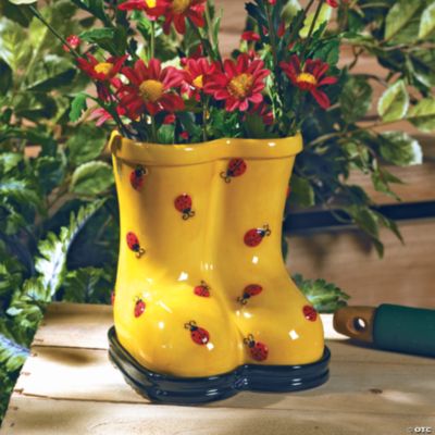 Ladybug Boots Planter Discontinued