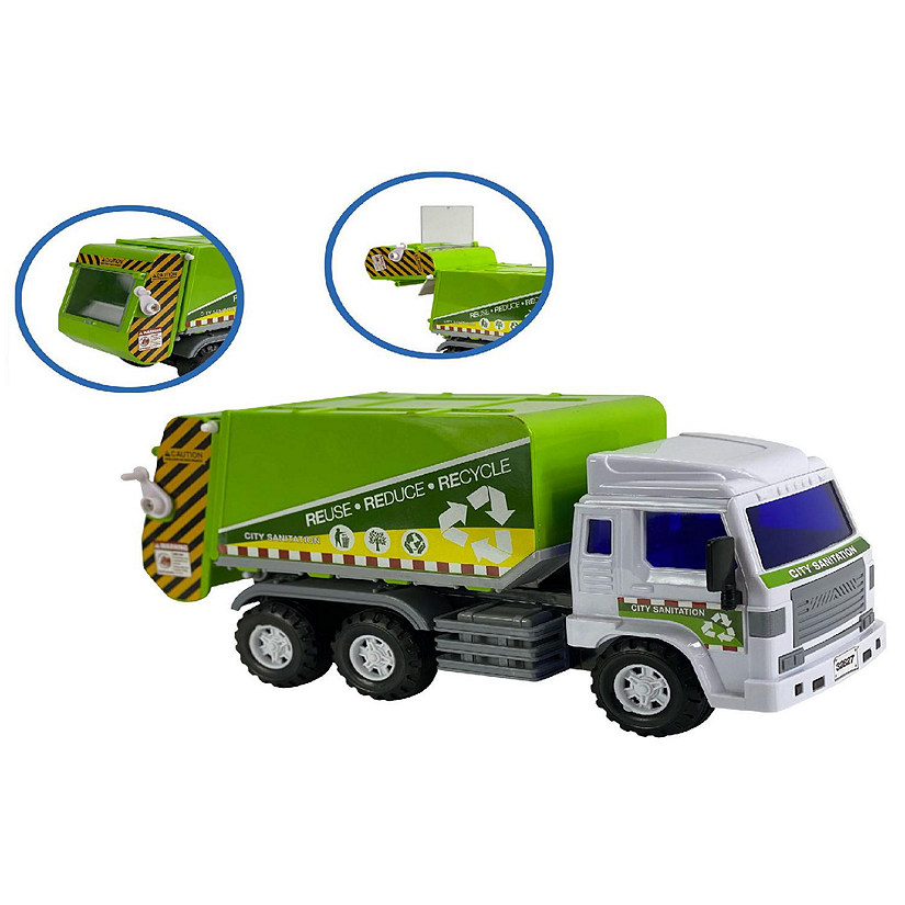 Big Daddy Friction Powered Loading Garbage Toy Truck Oriental Trading