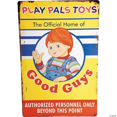 12" x 18" Child's Play 2™ Chucky Play Pals Toys Aluminum Sign