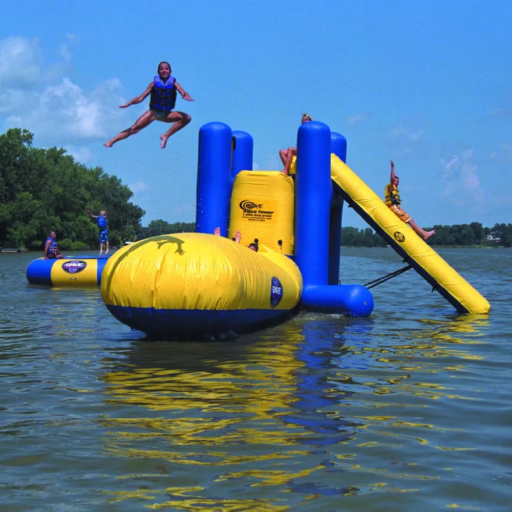 'Who invented water trampolines' 'professional trampolines canada'