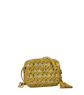 Tory Burch Mcgraw Diecut Camera Bag In Island Palm ModeSens